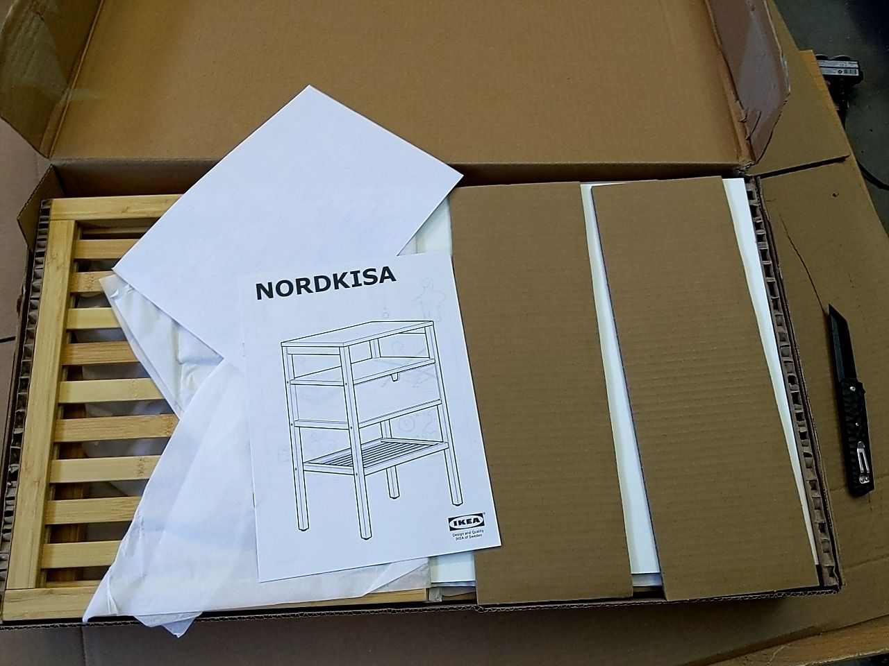 Noční stolek Ikea Nordkisa
