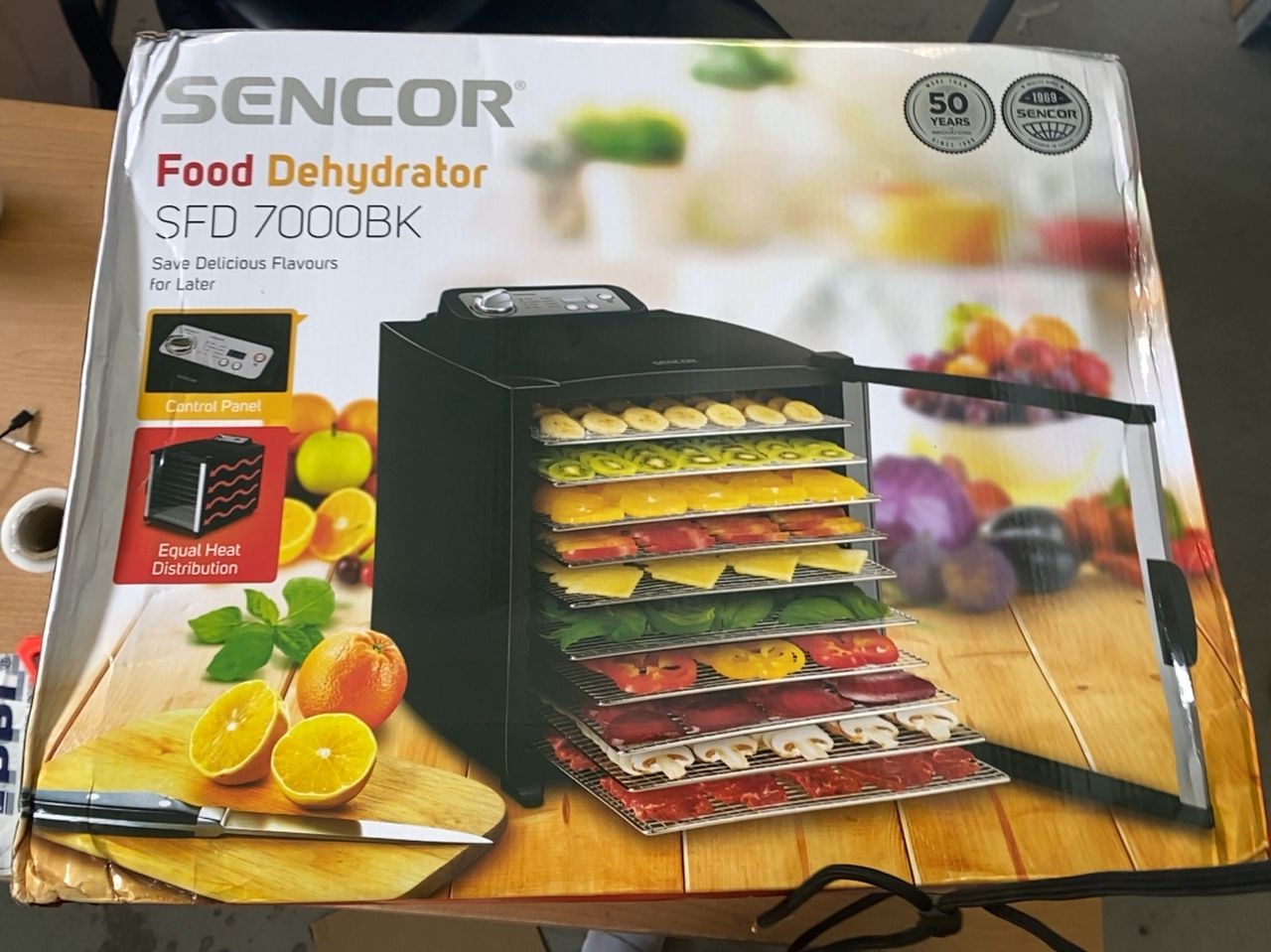 Sušička ovoce a zeleniny SENCOR SFD 7000BK