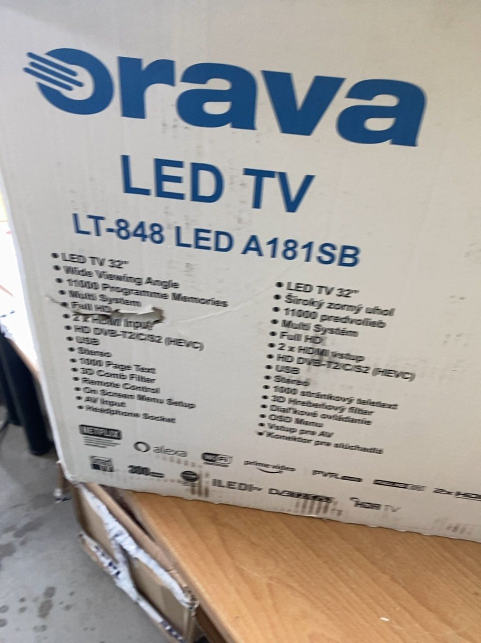 Televize Orava LT-848 LED A181SB
