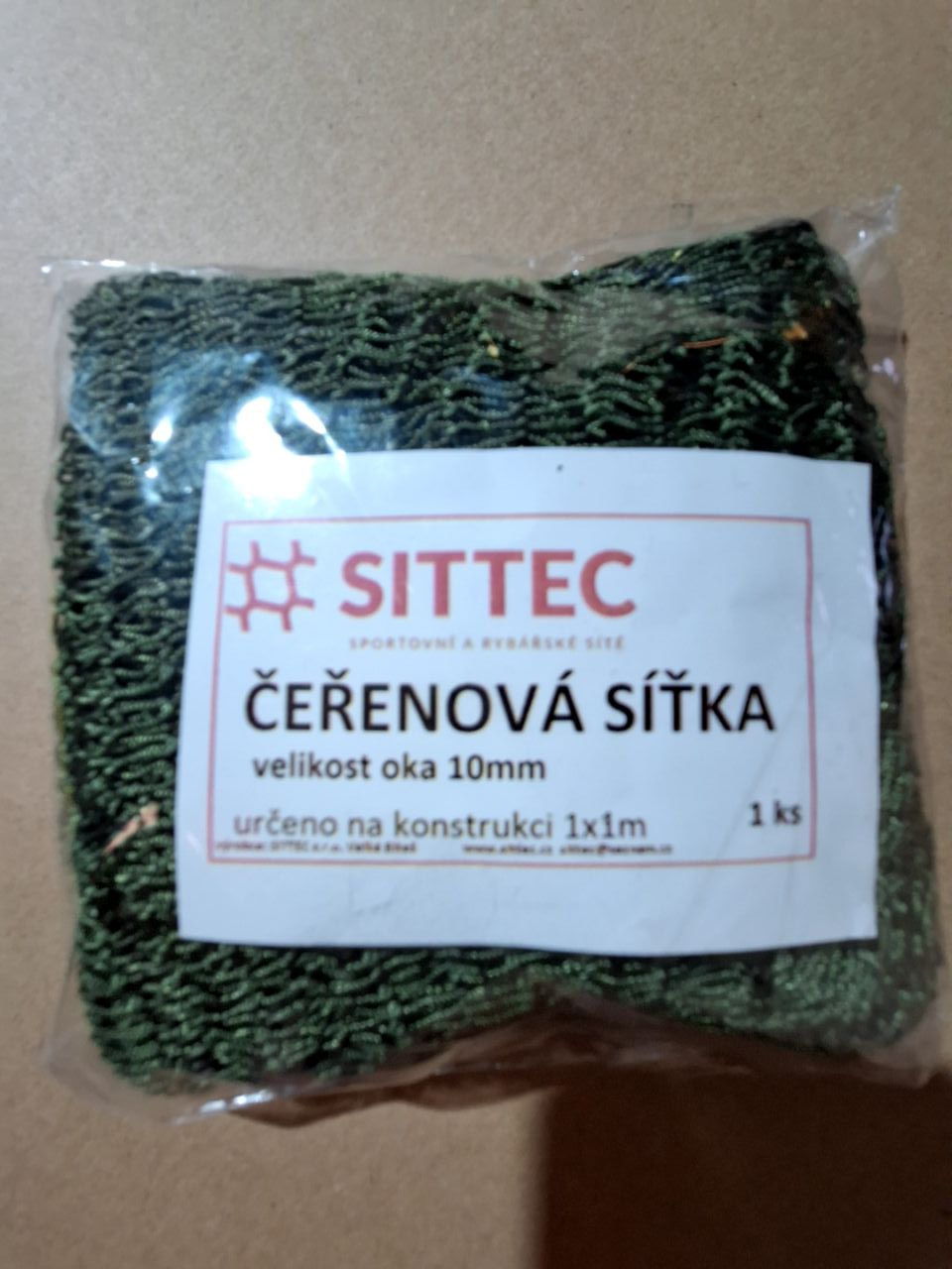 Čeřenová síťka SITTEC 1x1 m