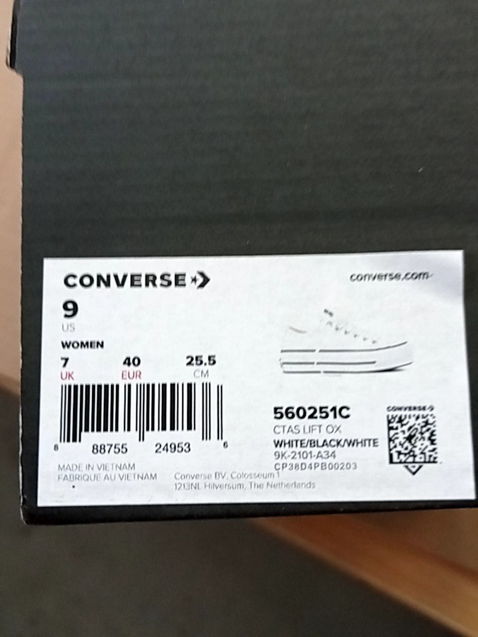 Dámské boty Converse Velikost 40