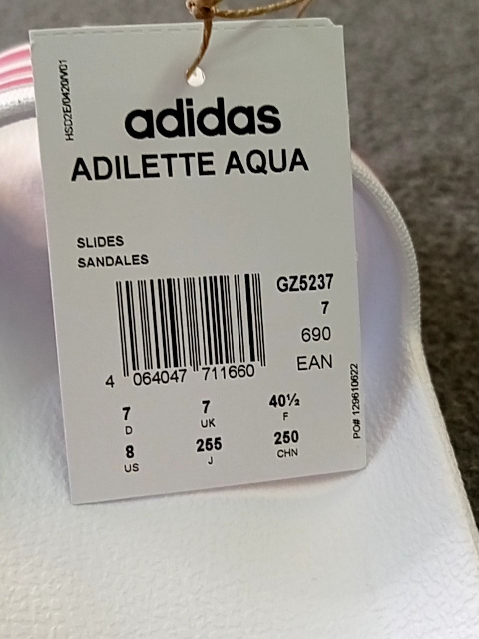 Pantofle Adidas Velikost 40,5