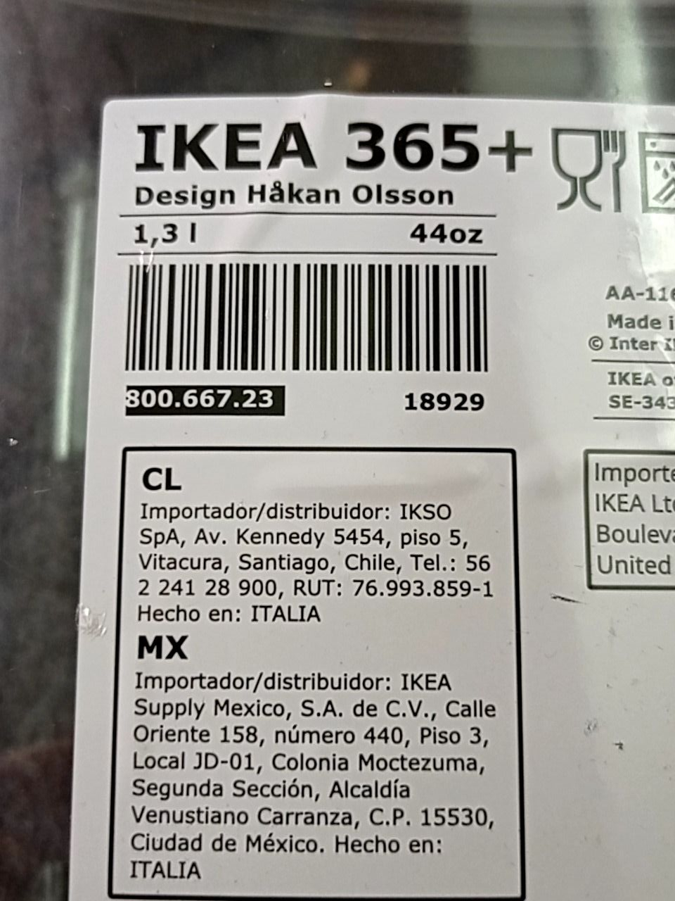 Dóza Ikea 