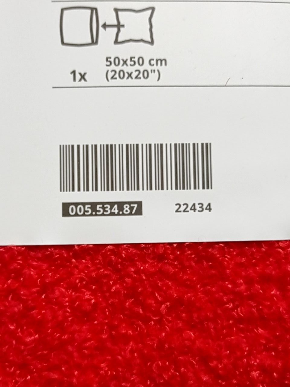 Povlak na polštář, 50x50 cm Ikea VINTERFINT