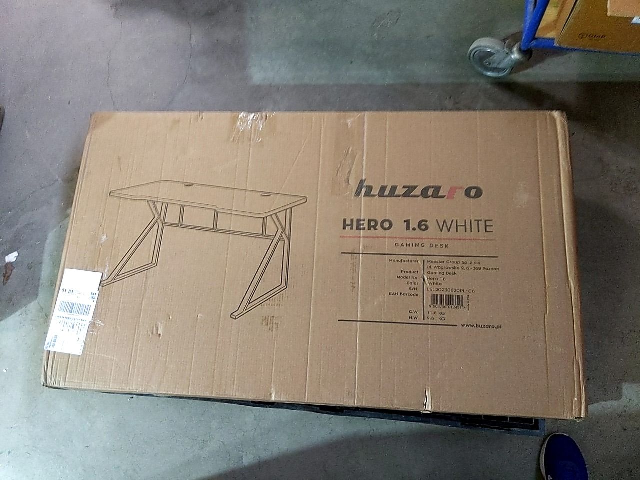 Herní stůl HUZARO HERO 1.6