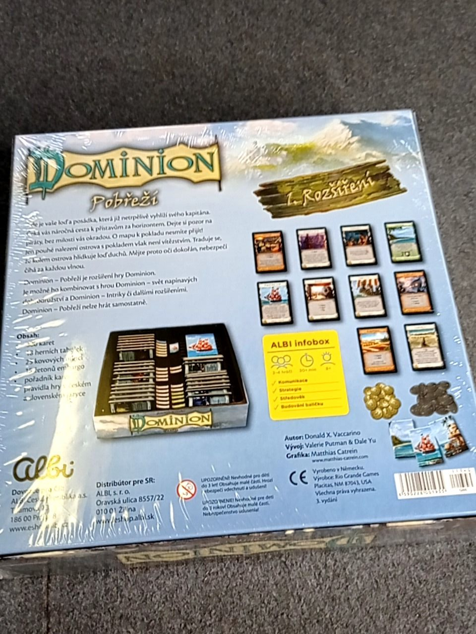 Deskový hra Dominion - Pobřeží Albi 