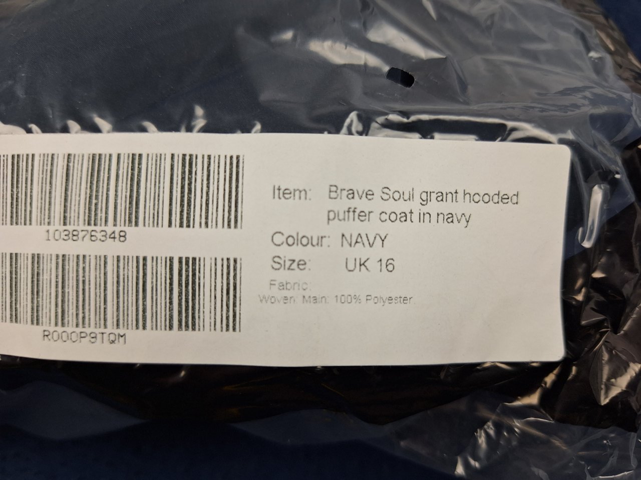 Dámská bunda Brave Soul vel. UK 16