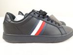 Kožené boty - Sneakers Corporate Cup Leather Stripes Tommy Hilfiger vel. 41