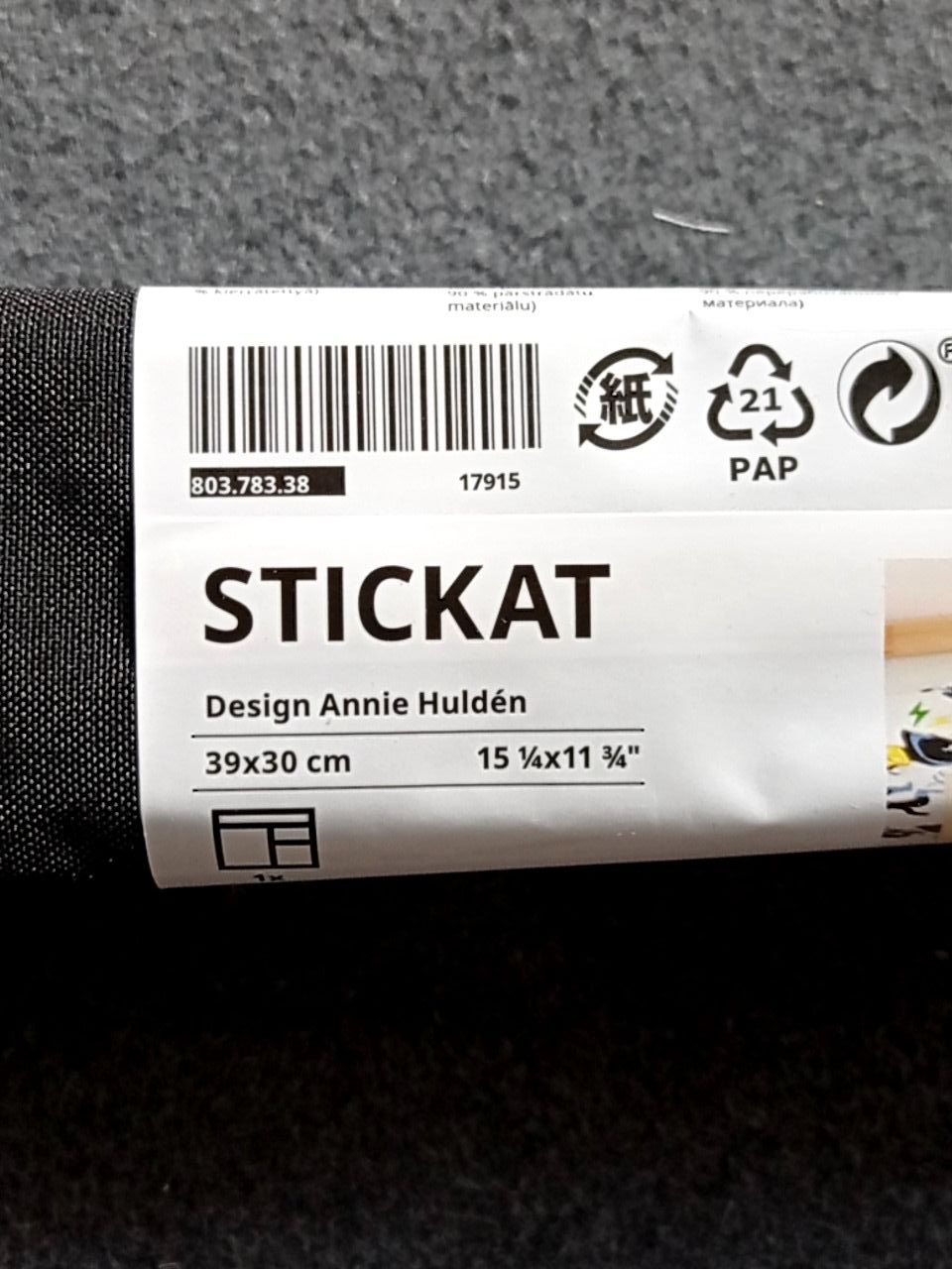 Kapsa k posteli Ikea STICKAT
