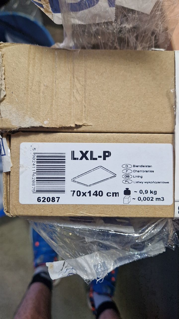 Krycí lišty LXL-P 70x140 mm  