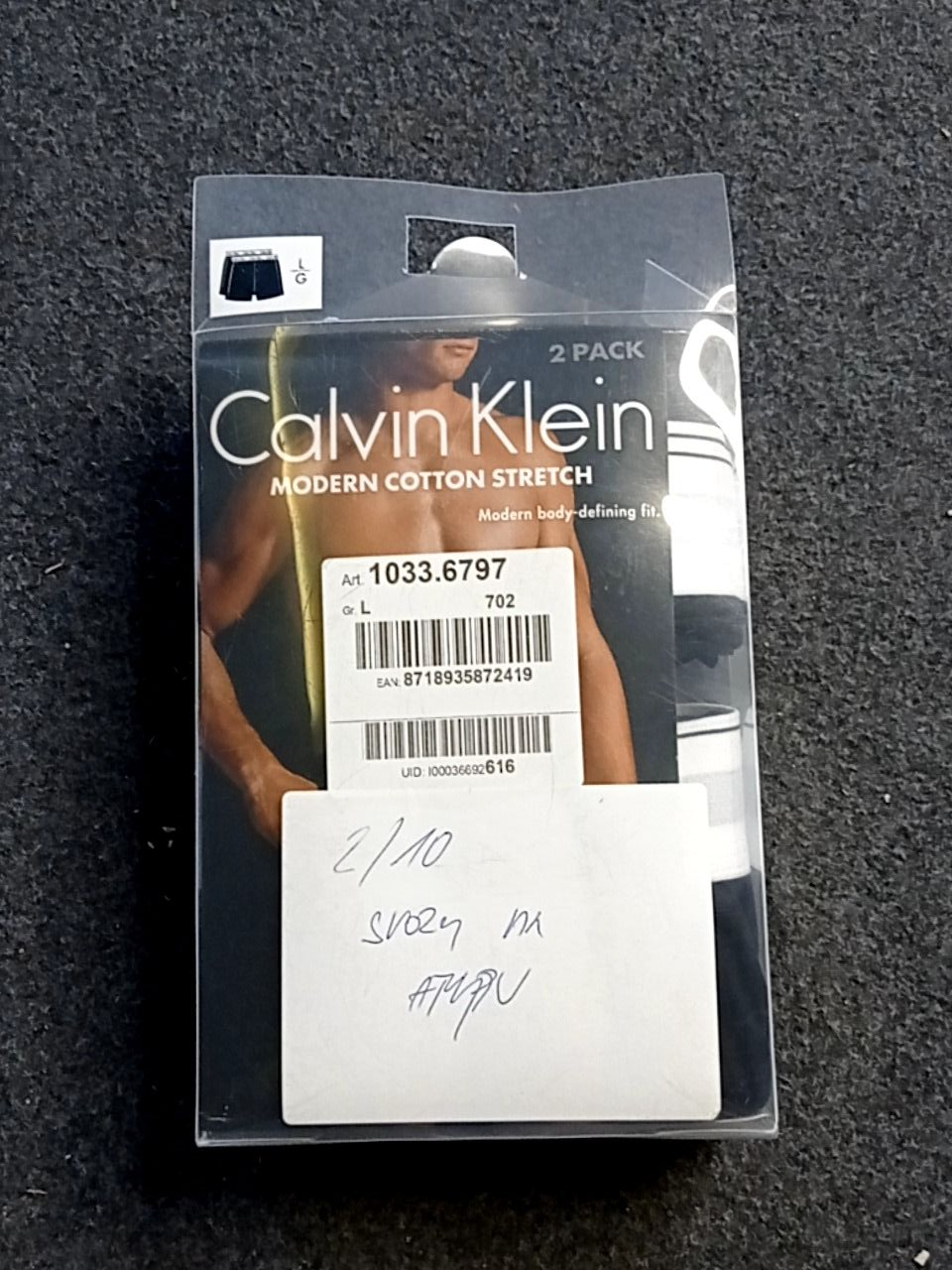 Pánské trenky - 2 ks Calvin Klein Velikost L