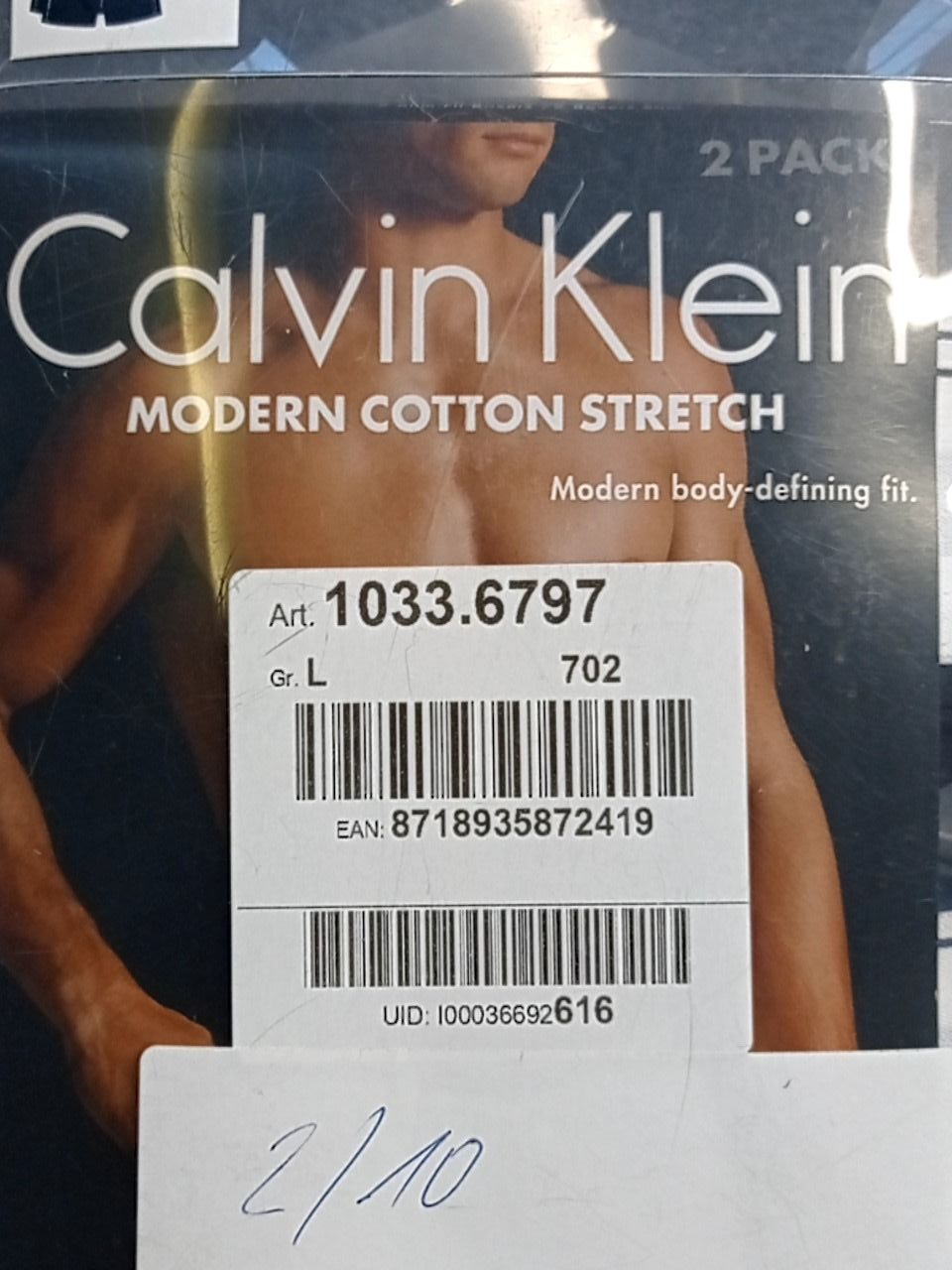 Pánské trenky - 2 ks Calvin Klein Velikost L