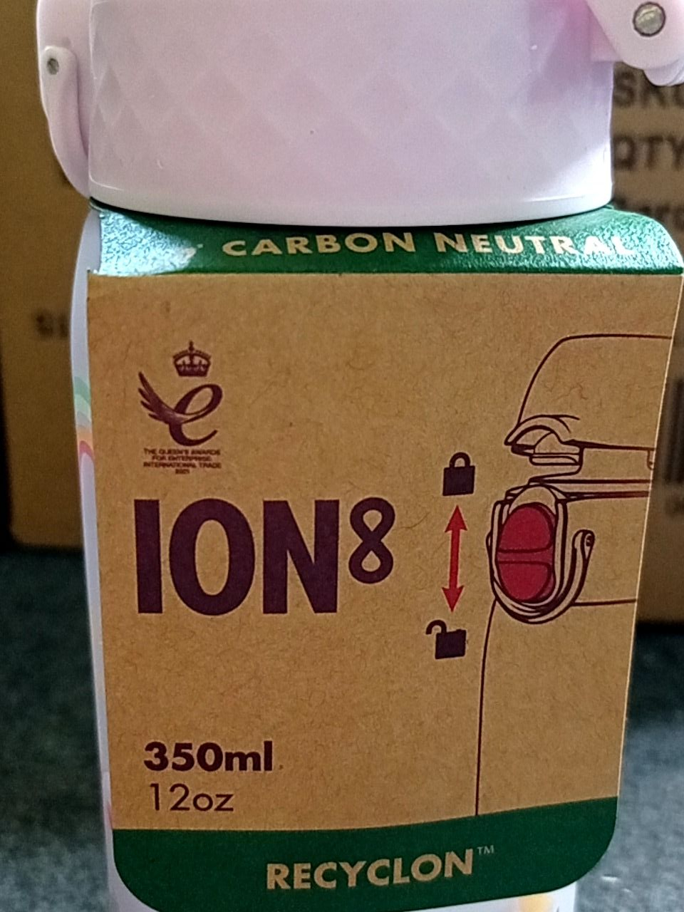 Dětská lahev na pití Ion8 Ion8 Leak Proof láhev Unicorns 350 ml