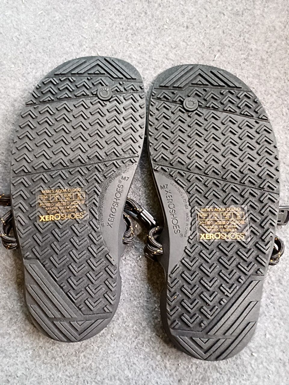 Pánské barefoot sandály - vetiver green Xero Shoes velikost 40