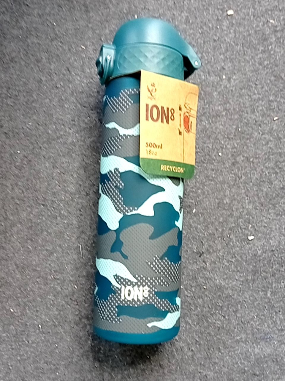 Dětská lahev na pití Ion8 Ion8 Leak Proof láhev Camouflage, 500ml