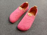 Filcové barefoot bačkory - růžové Pegres velikost 40