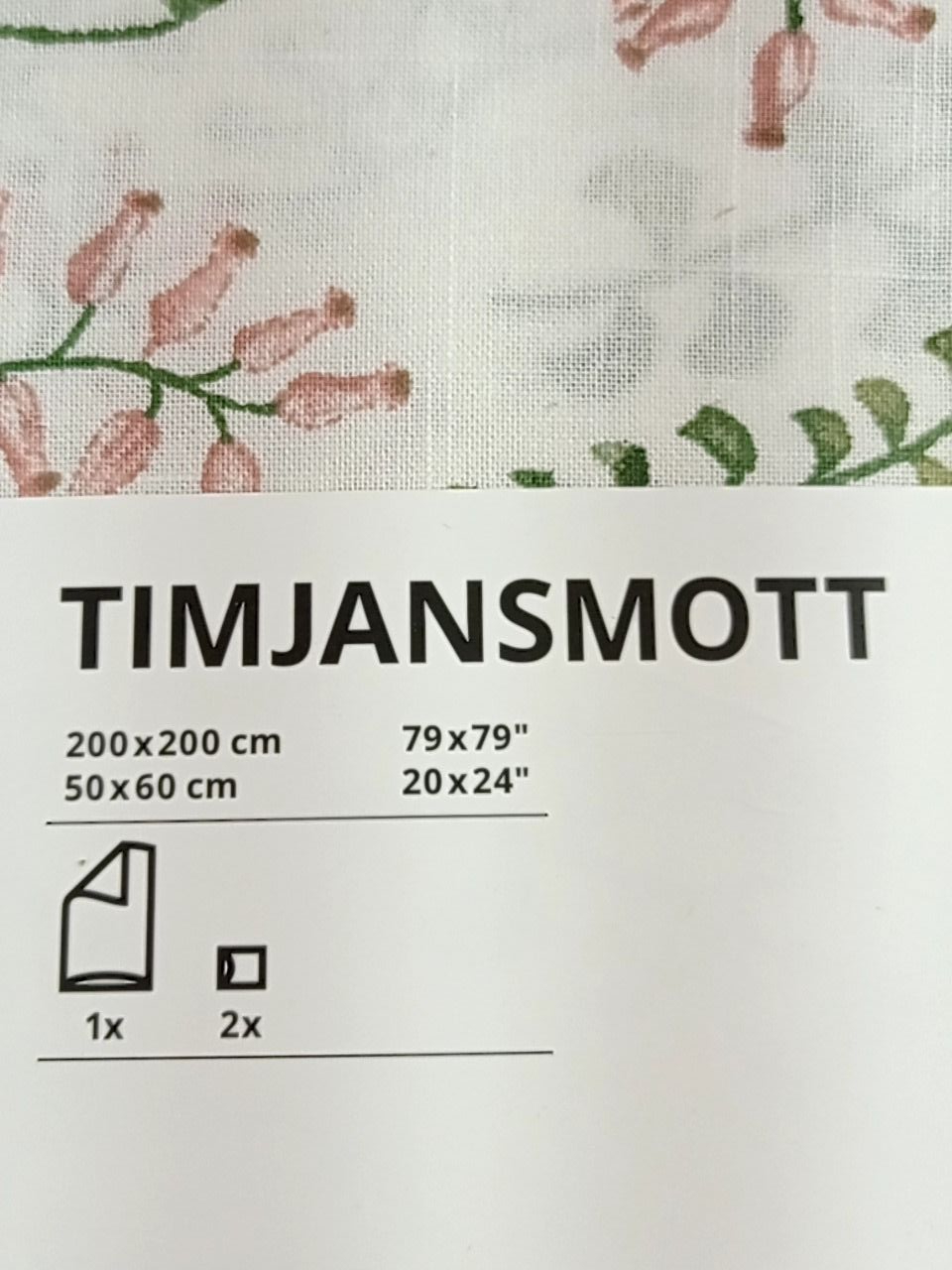 Povlečení na lůžko Ikea TIMJANSMOTT