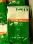 Vlhčené mycí rukavice 3v1 pro očistu a péči při inkontinenci - 40 ks balení Swash 