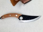 Dýka / nůž s koženým obalem