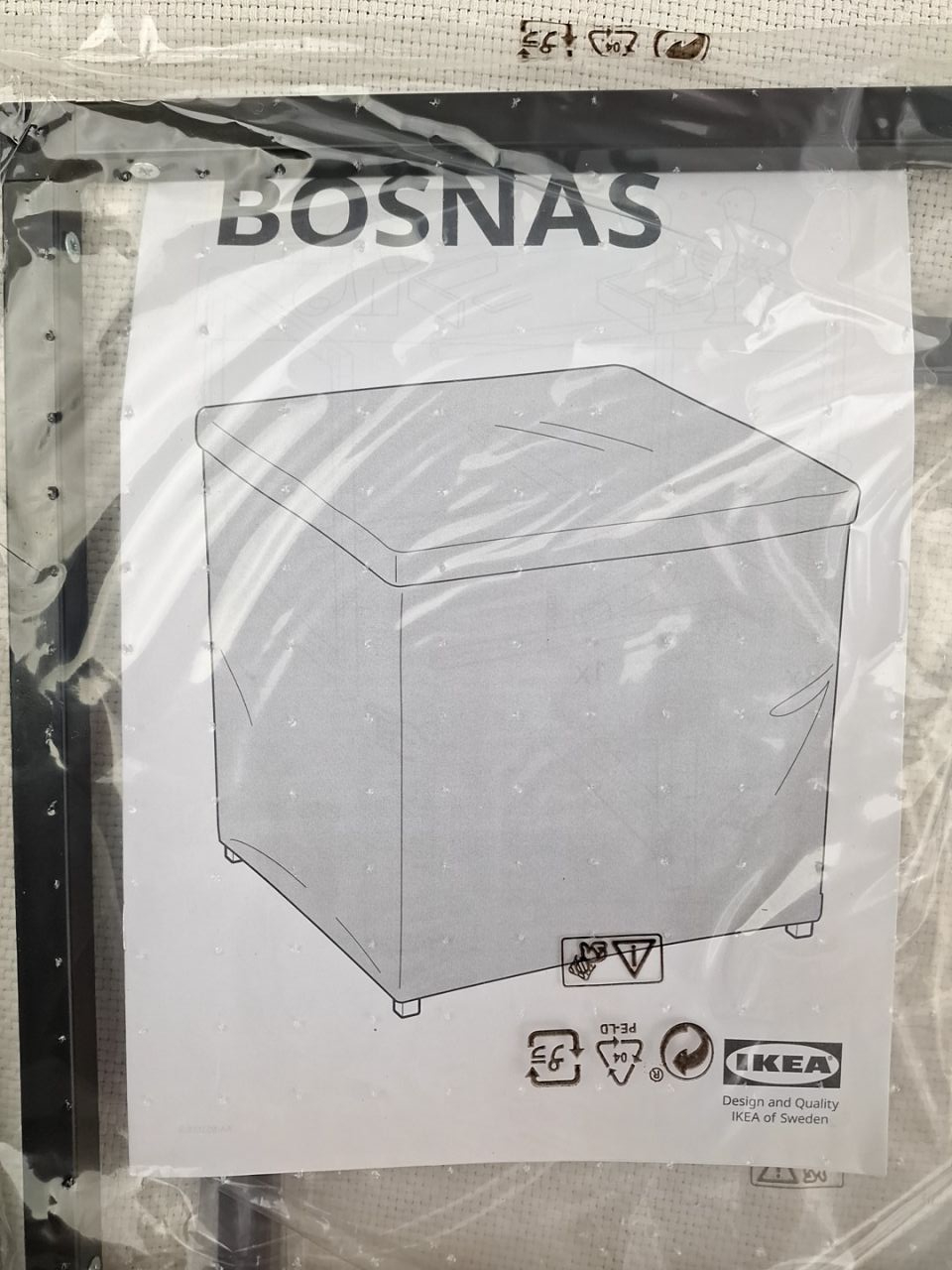 Sedák / taburet / stolička IKEA model BOSNAS