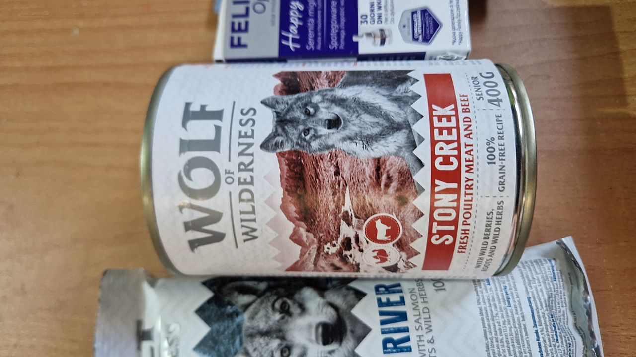 Krmivo pro psy Wolf of wilderness 