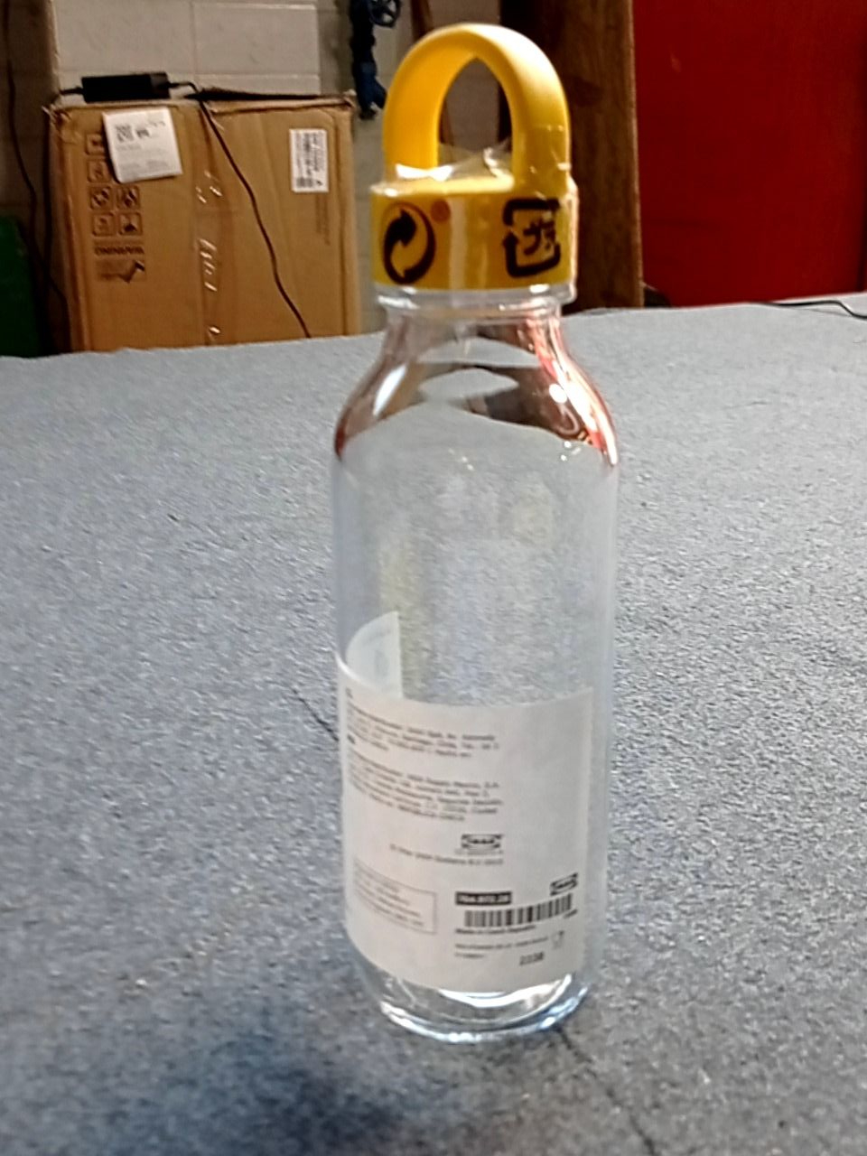 Skleněná lahev na vodu IKEA 0,5L