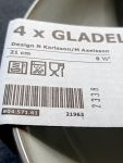 Talíře 21 cm Ikea Gladelig