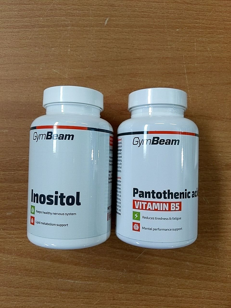 Doplňky stravy - inositol, kyselina pantotenová gymbeam 