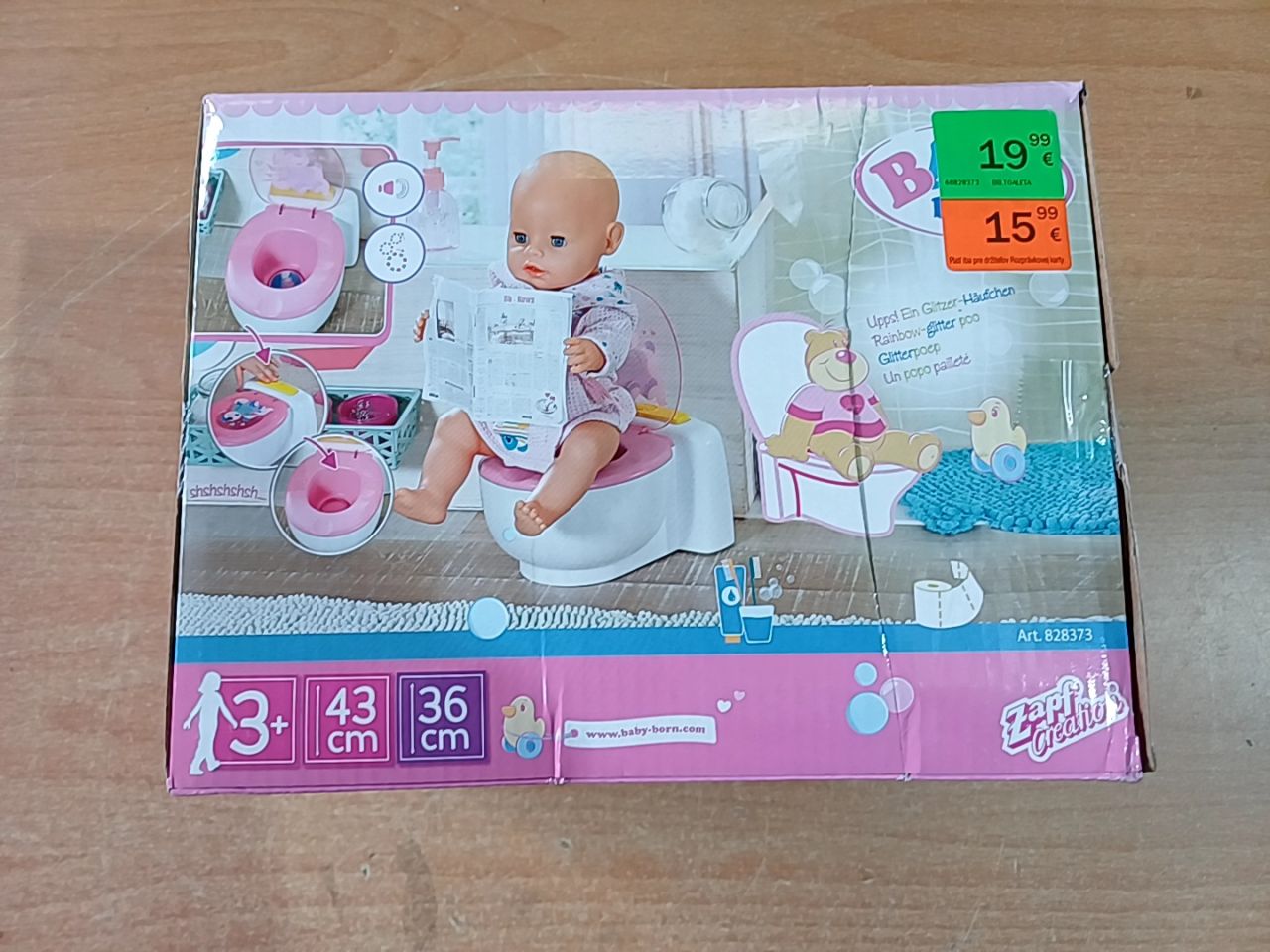 Dětský záchod pro panenky - babyborn Zapf creations 