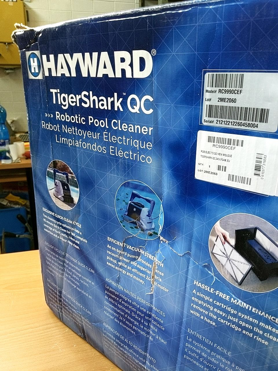 Robotický bazénový vysavač Hayward TigerShark QC