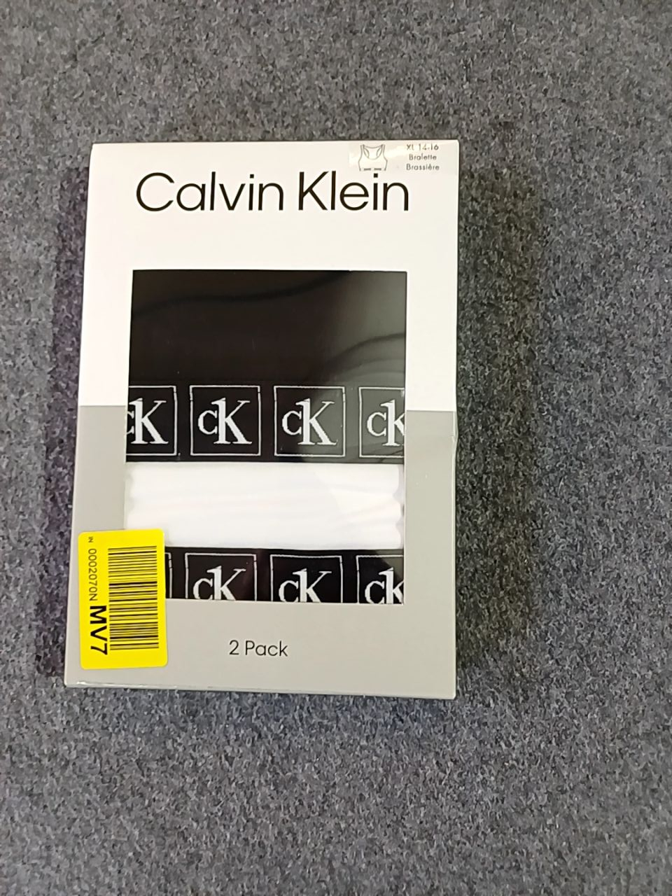 Dámská podprsenka Calvin Klein Velikost XL