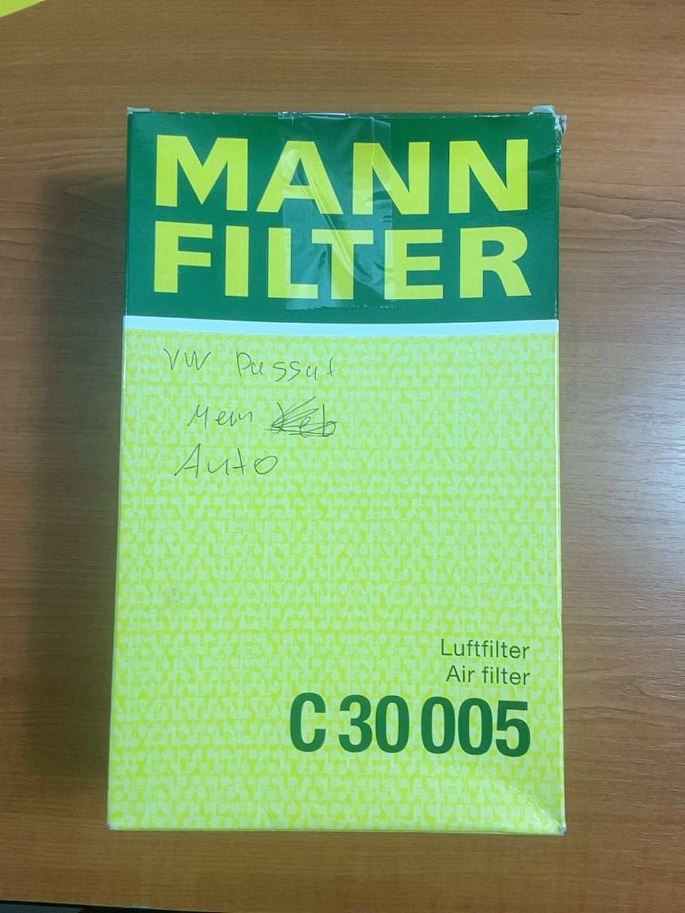 Vzduchový filtr Mann Filter C 30 005