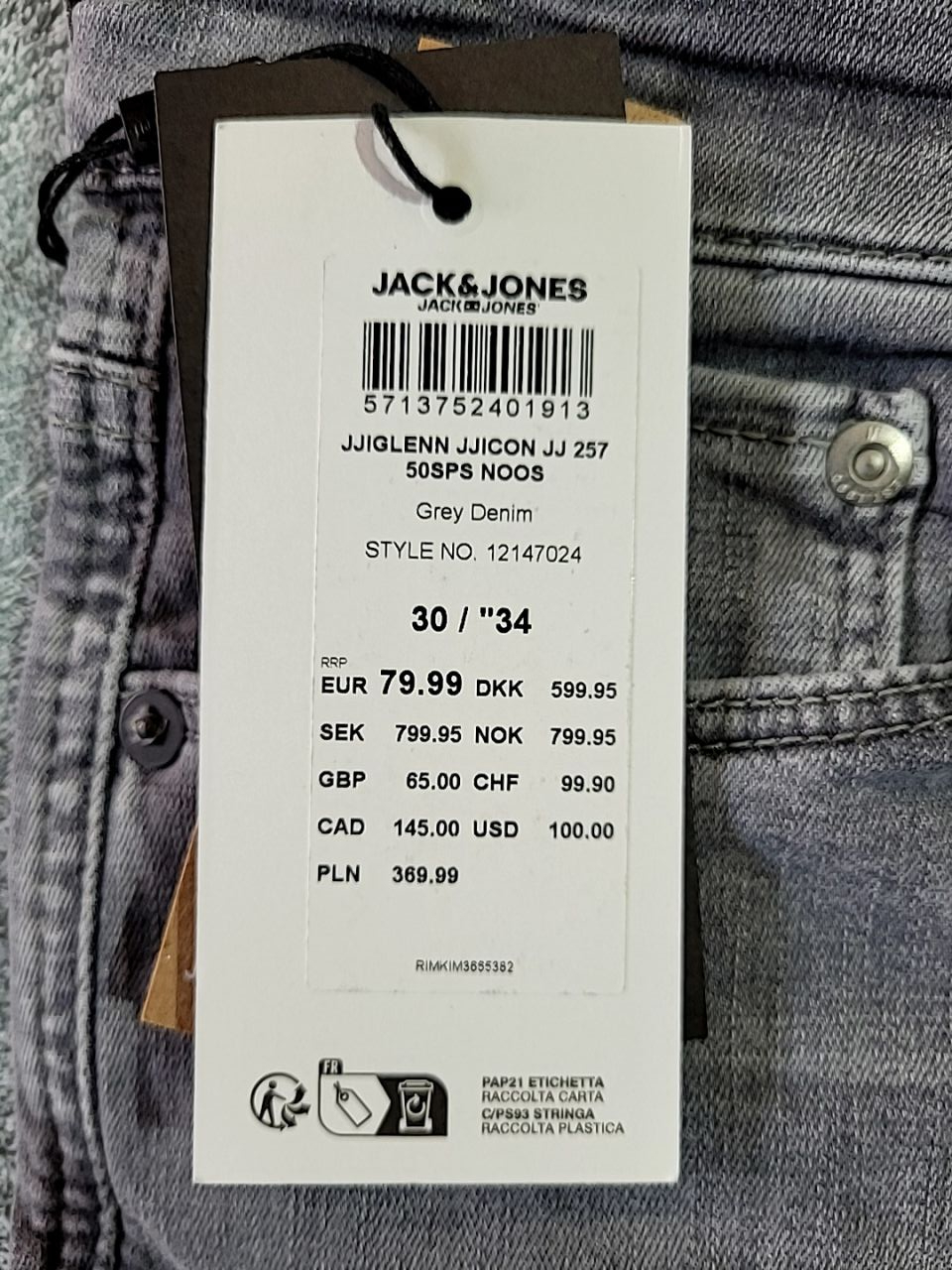 Džíny Jack & Jones Velikost 30/34