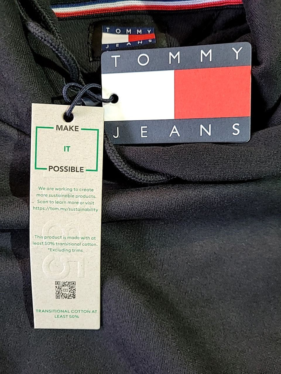 Mikina  s kapucí Tommy Jeans Velikost M