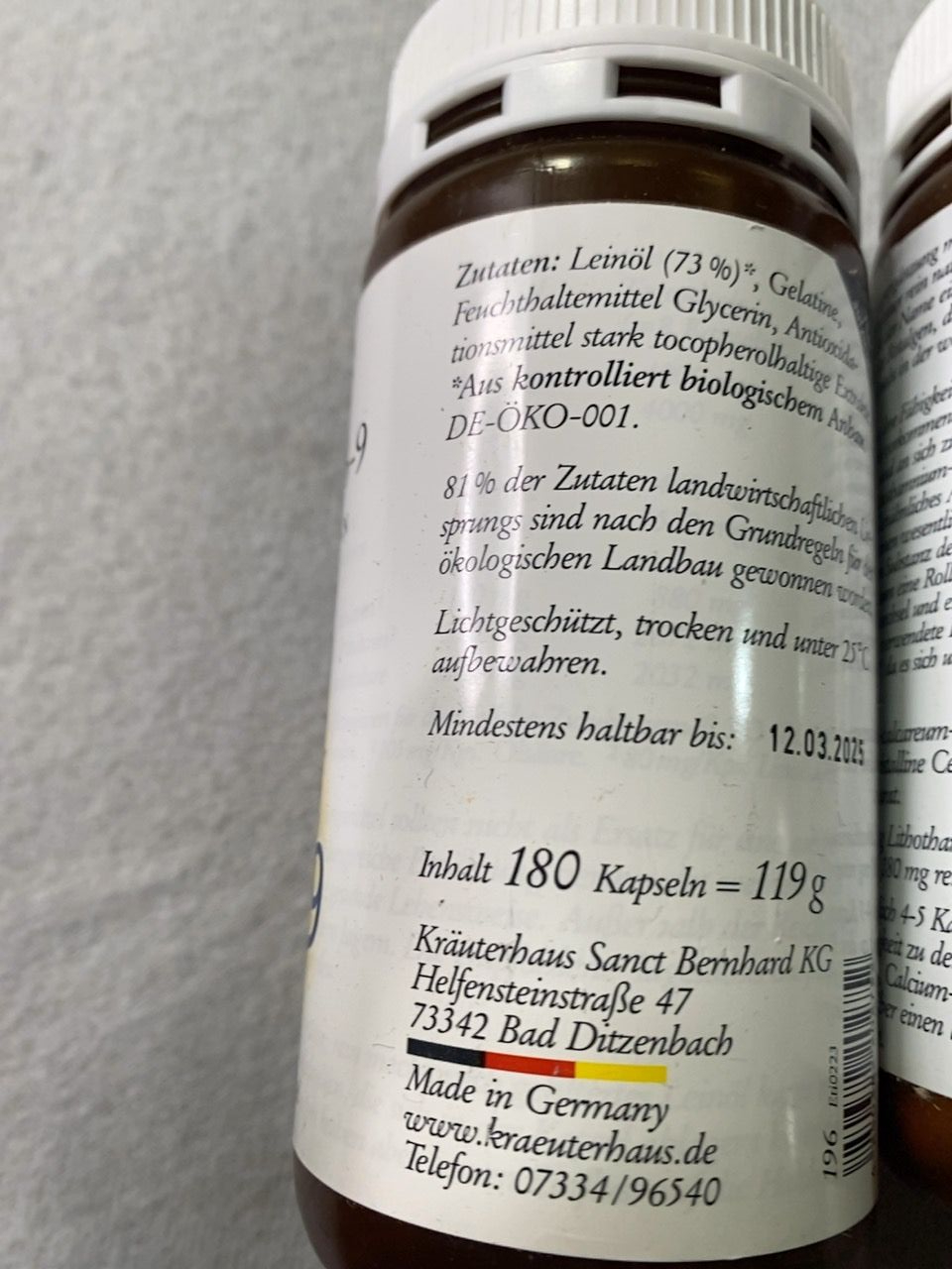 Doplněk stravy , omega3,6,9, vápník sanct berhard 