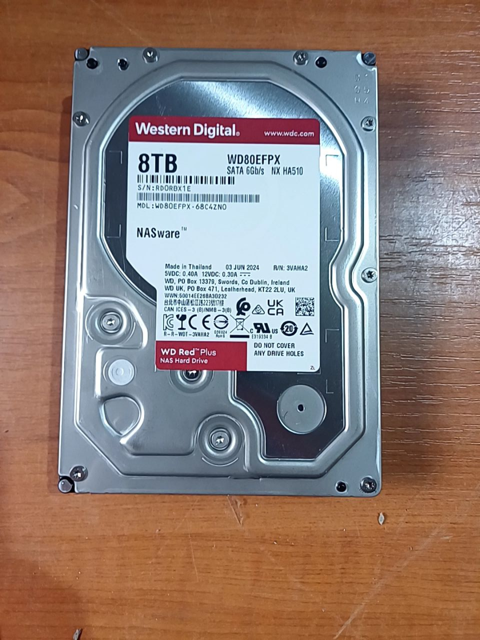 Pevný disk 8 TB western digital 