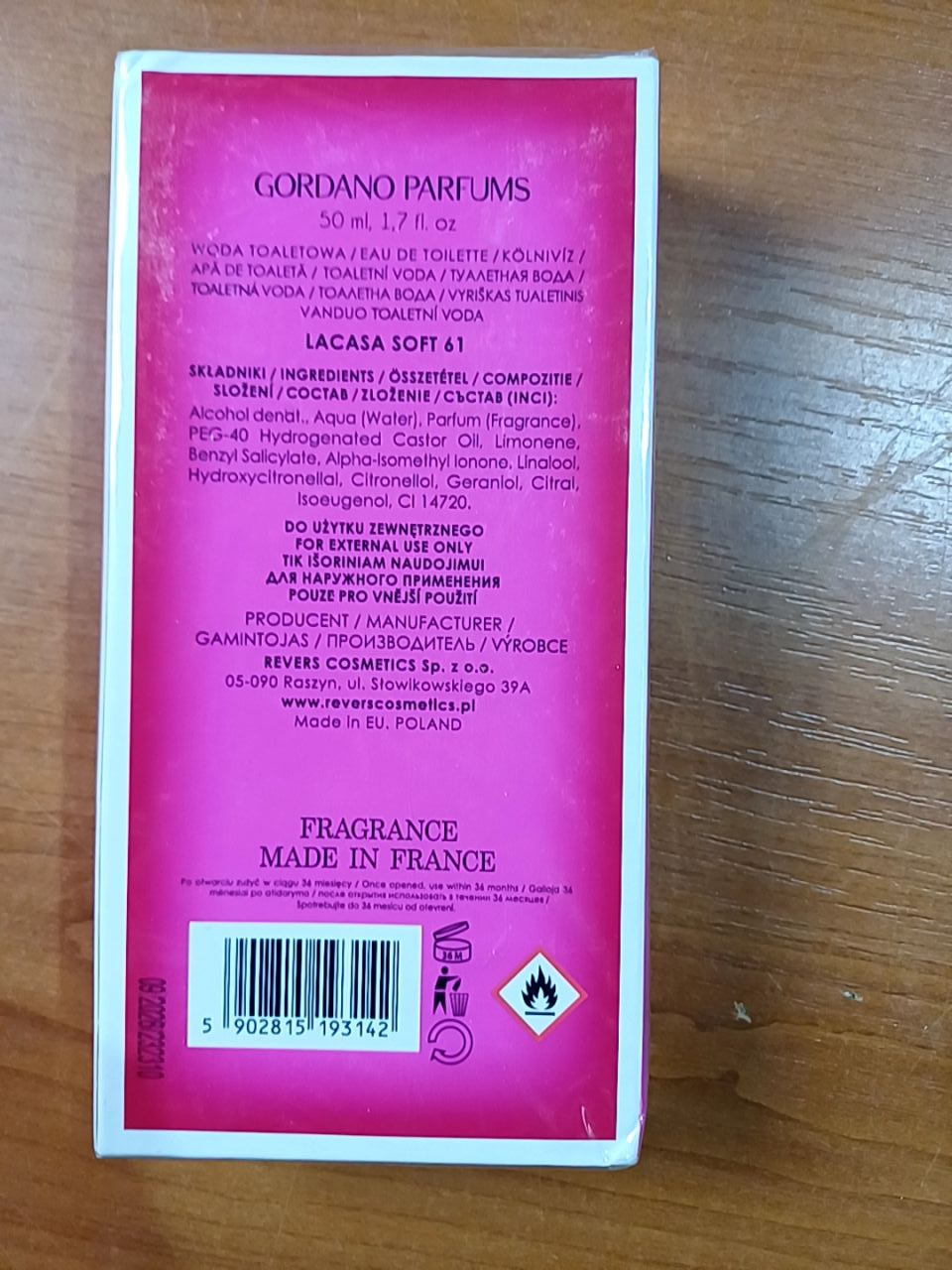 Toaletní voda dámská Gordano parfums 