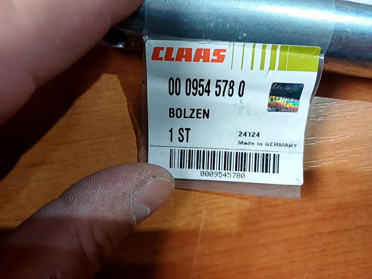 šroub claas 009545780