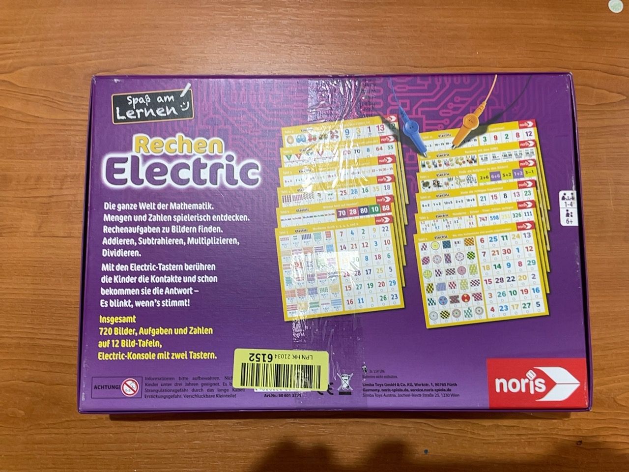 Společenská hra Rechen Elektric Noris 