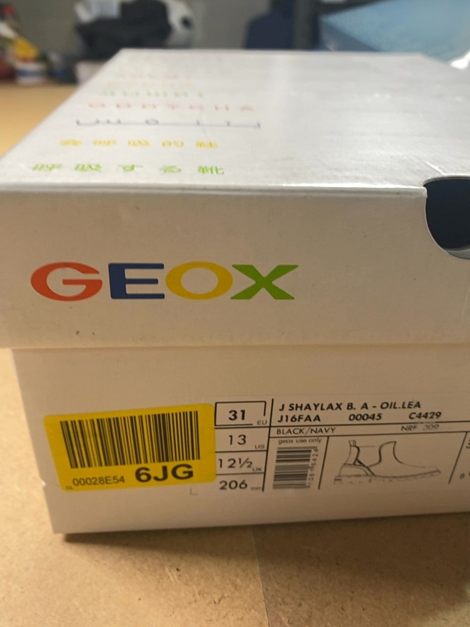 Boty geox Velikost 31