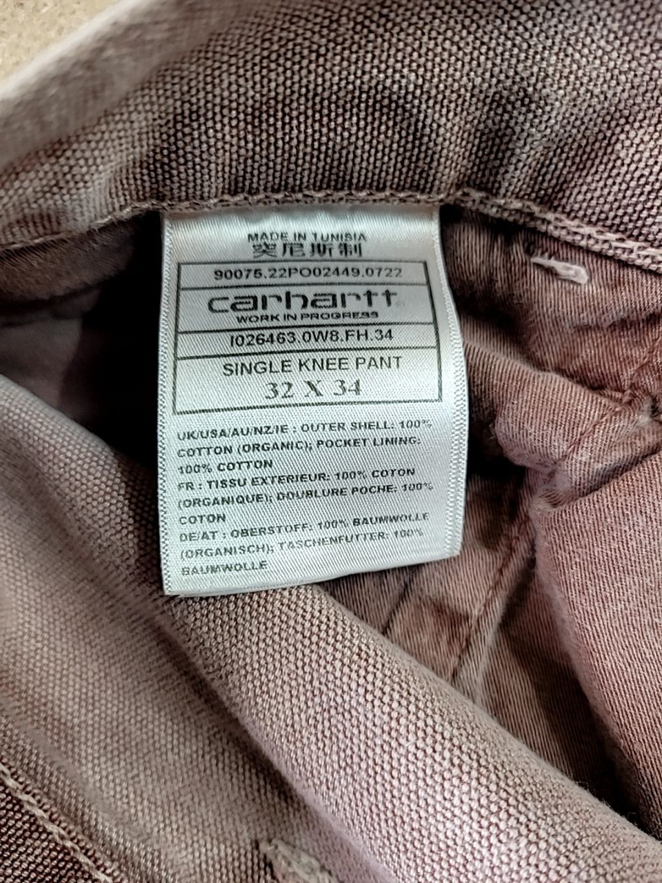 Kalhoty carhartt Velikost 34/34